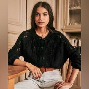 Sezane Tonio Jumper Noir. - Size S